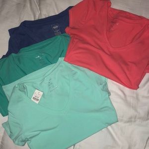 V-neck shirts